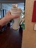 星巴克（Starbucks）杯子大容量不銹鋼雙飲口保溫杯咖啡杯車載杯隨行杯禮物 白色女神+小熊掛墜 曬單實(shí)拍圖