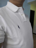 LAUREN BY RALPH LAUREN拉夫勞倫Ralph Lauren男士純棉短袖polo衫小馬標(biāo)休閑商務(wù)寬松T恤 白色 M 125-145斤 曬單實(shí)拍圖