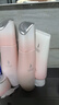 袋鼠媽媽光感透亮水乳面霜準孕婦護膚品發(fā)光補水專用化妝品套裝節(jié)日禮盒 【減黃提亮】潔水乳霜4件套 曬單實拍圖