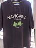 Navigare意大利小帆船男全棉重磅防螨涼感寬松短袖T恤3325505529 紫 L  曬單實(shí)拍圖