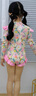 MiniPeace太平鳥童裝夏新女童泳衣FBLCF2482 優(yōu)雅粉 130cm 曬單實拍圖