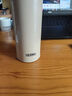 膳魔師（THERMOS）保溫杯500ml男女士?jī)和悠呦η槿斯?jié)教師節(jié)禮物JNL-502珍珠白 曬單實(shí)拍圖