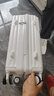 花瞳行李箱女20寸可上飛機(jī)小型拉桿箱登機(jī)箱旅行箱多功能密碼箱皮箱子 米白色【充電+掛鉤+干濕分離】 20英寸 【可登機(jī)箱，短途旅行】 曬單實(shí)拍圖