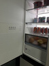 美的（Midea）首創(chuàng)45cm超薄嵌入餐邊柜家用客廳冰箱左餐右廚大容量底部散熱十字四開門國家補貼BCD-427WUSGPZM 曬單實拍圖
