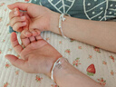 周大生足銀手鐲女竹節實(shí)心銀鐲子鈴鐺手飾生日禮物送女生可刻字 竹節實(shí)心銀鐲子56# 曬單實(shí)拍圖