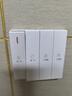 奧克斯浴霸開關(guān)五開四開面板5開通用衛(wèi)生間開關(guān)插座面板86型暗裝4開開關(guān) 【浴霸開關(guān)】四開大板 白色 曬單實(shí)拍圖