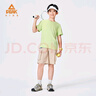 匹克（PEAK）兒童短袖童裝新款夏季T恤舒適男童白色短袖女童校園百搭運動(dòng)上衣 曬單實(shí)拍圖