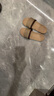 熙慕萊亞麻拖鞋男士涼拖鞋女棉麻托情侶家居鞋四季夏天防滑厚 編制藏青色 28碼(42-43) 曬單實(shí)拍圖