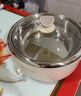愛德4L~5L分體式家用電火鍋304不銹鋼內(nèi)膽2-4-6人多功能電熱鍋電煮鍋316不銹鋼 304鋼款白色4L 曬單實(shí)拍圖