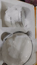 肅匠陶瓷餐具簡約盤子碗套裝純白釉下彩餐具套裝釉下彩碗碟套裝微波爐 山田16件套(4碗4盤4勺4筷) 16頭 曬單實(shí)拍圖