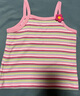 巴拉巴拉童裝T恤兒童短袖2024夏裝女童條紋背心洋氣甜美吊帶208224122001 曬單實(shí)拍圖
