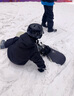 VOLOCOVER雙層防霧專業(yè)無(wú)框滑雪鏡大球面登山眼鏡亞洲版男女兒童護(hù)目鏡增光 黑框黑片(兒童款) 曬單實(shí)拍圖