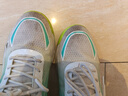 實(shí)戰高幫籃球鞋男女情侶網(wǎng)面透氣學(xué)生訓練球鞋大碼輕便防滑運動(dòng)鞋 白月 42 曬單實(shí)拍圖