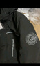卡賓男裝 90鴨絨羽絨服秋冬新款寬松保暖外套工裝街頭舒適H 煤黑色01 L /175/50 曬單實拍圖