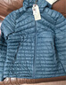 迪卡儂（DECATHLON）短款羽絨服輕薄薄外套戶(hù)外運(yùn)動(dòng)保暖內(nèi)膽排骨羽絨服TREK100 男款- 復(fù)古藍(lán)-連帽 XL 曬單實(shí)拍圖