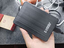 科碩（KESU） 移動硬盤大容量USB3.0 安全加密高速機(jī)械外接硬盤 時尚黑+硅膠套 1TB 曬單實拍圖