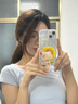 圣圖朗閃粉羽紗可愛小貓適用蘋果iphone16promax手機殼新款15手鏈16e全包ins12男女13全包帶鏡頭膜11防摔 自帶鏡頭膜【閃粉鏡羽紗】葵花貓咪-古董白+手鏈 iPhone 14 曬單實拍圖