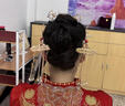 圣璃秀禾服頭飾女新娘2024新款簡(jiǎn)約大氣簡(jiǎn)單出嫁結(jié)婚龍鳳褂發(fā)飾新中式 花開富貴耳夾套裝 曬單實(shí)拍圖