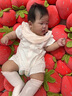全棉時(shí)代嬰兒襪子新生寶寶嬰幼兒襪子純棉長筒襪過膝襪14cm-16cm 曬單實(shí)拍圖