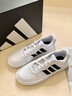 adidas LITECOURT休閑板鞋男女阿迪達斯官方輕運動(dòng) 白/黑色/淺灰 42 曬單實(shí)拍圖