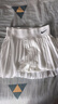 耐克（NIKE）女子短裙夏季速干褶裥網(wǎng)球運(yùn)動(dòng)半身裙不對稱百褶裙(含打底) DR6850-100 S 曬單實(shí)拍圖