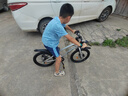 鳳凰兒童自行車男女寶寶小孩山地車3-5-6-8-10-12-16歲學(xué)生腳踏車禮物 【*推薦-標(biāo)配單速】鈦金銀+禮包 18寸-單速輔助輪腳撐，變速腳撐 曬單實(shí)拍圖