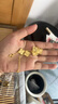 夢可飾越南沙金四葉草手鏈女仿真金幸運草手環(huán)轉運珠兔子手鏈送女友禮物 幸運四葉草手鏈 曬單實拍圖