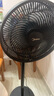 美的（Midea）【超級單品】七葉輕音立式電風(fēng)扇家用柔風(fēng)落地扇臺式桌面小型風(fēng)扇大風(fēng)量節(jié)能搖頭宿舍電扇 SAF30AB 曬單實拍圖