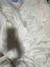 水星系列家紡A類刺繡夏涼被四件套裸睡夏季冰絲空調(diào)被可機水洗天絲涼感夏被 COCOの小姐-香芋紫 200x230cm夏被+床單+2枕套 曬單實拍圖
