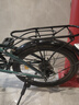 永久（FOREVER）折疊自行車(chē)男女成人鋁合金7級變速青少年城市公路迷你型學(xué)生單車(chē) 綠色 曬單實(shí)拍圖