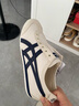 Onitsuka Tiger鬼塚虎MEXICO 66? SLIP-ON夏季男女帆布一腳蹬懶人鞋 米黃色 37 曬單實拍圖