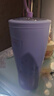 膳魔師（THERMOS）大容量吸管杯保溫杯咖啡杯不銹鋼冰霸杯保冷杯桌面水杯TEMF 海洋系列 850ml 曬單實(shí)拍圖