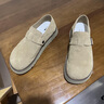 七匹狼男鞋全包勃肯鞋男夏季新款復(fù)古圓頭一腳蹬鞋百搭潮流厚底休閑鞋男 卡其 【標(biāo)準(zhǔn)皮鞋碼】 41 曬單實拍圖