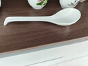 品聚德骨瓷純白小湯勺長(zhǎng)柄家用大號(hào)餐具勺子創(chuàng)意大勺小勺喝粥勺調(diào)羹勺子 骨瓷純白天鵝大勺 曬單實(shí)拍圖