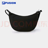 FILA FUSION斐樂潮牌情人節(jié)禮物情侶款挎包2025春新款時尚單肩包斜挎 深黑-BK XS 曬單實拍圖