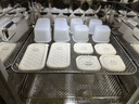 英氏（YEEHOO）輔食凍存格輔食分格硅膠冰格輔食格冷凍獨立裝模具冷凍格嬰兒輔食 8個裝【可冷凍/蒸煮/帶刻度】 曬單實拍圖