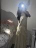爾山集法式晚禮服女名媛氣質(zhì)宴會白色小眾吊帶魚尾連衣裙成人禮生日戰(zhàn)袍 杏色吊帶魚尾連衣裙 M 曬單實拍圖