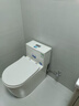 九牧王馬桶家用坐便器虹吸式大口徑衛(wèi)生間小戶型潮州防濺節(jié)水大沖力坐廁 新款C6（無唇易清潔）10.0大管道 400坑距（免費(fèi)送貨上門） 曬單實(shí)拍圖