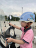 茲卡曼德國兒童頭盔全盔3-12歲3c認證四季通用新國標3c認證電動(dòng)車(chē)男女孩 磨砂藍恐龍透明短鏡 曬單實(shí)拍圖
