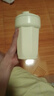 316不銹鋼咖啡杯女高顏值保溫杯雙飲吸管水杯 白色 500ml 曬單實(shí)拍圖