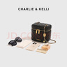 CHARLIE&KELLI CK品牌輕奢包包女包口紅包鏈條單肩斜挎包2025新款高級感小包 黑色【七夕情人節(jié)禮物】 曬單實拍圖