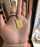 可穎黃金吊墜平安無(wú)事牌男女款999足金包銀安康祥云款24K金不掉色吊墜 平安無(wú)事牌總重約30克-金約1.5克 曬單實(shí)拍圖