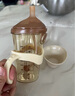 奶爸爸（Nicepapa）翻蓋學飲奶瓶1歲兒童水杯ppsu學飲杯大容量奶瓶寬口徑吸管奶瓶 （12個月+） 240ml 象牙白+清潔劑 曬單實拍圖