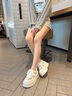 妙麗（Millies）品牌透氣小白鞋女網(wǎng)面鏤空運(yùn)動(dòng)休閑女鞋2025夏季新款松糕厚底板鞋 白色 36 曬單實(shí)拍圖