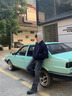 卡圖弛美式cleanfit短款飛行員夾克男秋季寬松潮流高街vibe痞帥工裝外套 藍(lán)色 XL 曬單實(shí)拍圖
