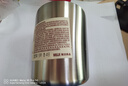 無印良品（MUJI）不銹鋼雙層馬克杯 大容量男女辦公學(xué)生水杯茶杯咖啡杯 銀色 490ml 曬單實拍圖