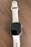 Apple/蘋果 Watch Series 10 智能手表GPS款42毫米玫瑰金色鋁金屬表殼淡桃粉色運(yùn)動(dòng)型表帶S/M MX1R3CH/B 曬單實(shí)拍圖