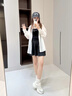 BOSIE 伯喜夏季新款老爹鞋女鞋內(nèi)增高小白鞋學(xué)生潮牌高端網(wǎng)布休閑鞋運動鞋 米色 【網(wǎng)面】 39 曬單實拍圖