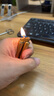 若煙復古煤油打火機黃銅創(chuàng)意雙節(jié)棍實用純銅送生日情人節(jié)七夕禮物男 曬單實拍圖