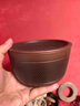 茶渣缸帶過(guò)濾紫陶復古水盂茶洗建水茶渣分離廢水缸家用粗陶過(guò)濾茶 紫陶茶渣缸（660ml） 曬單實(shí)拍圖